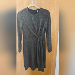 Womens Shimmer midi dress